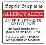 Allergy Labels